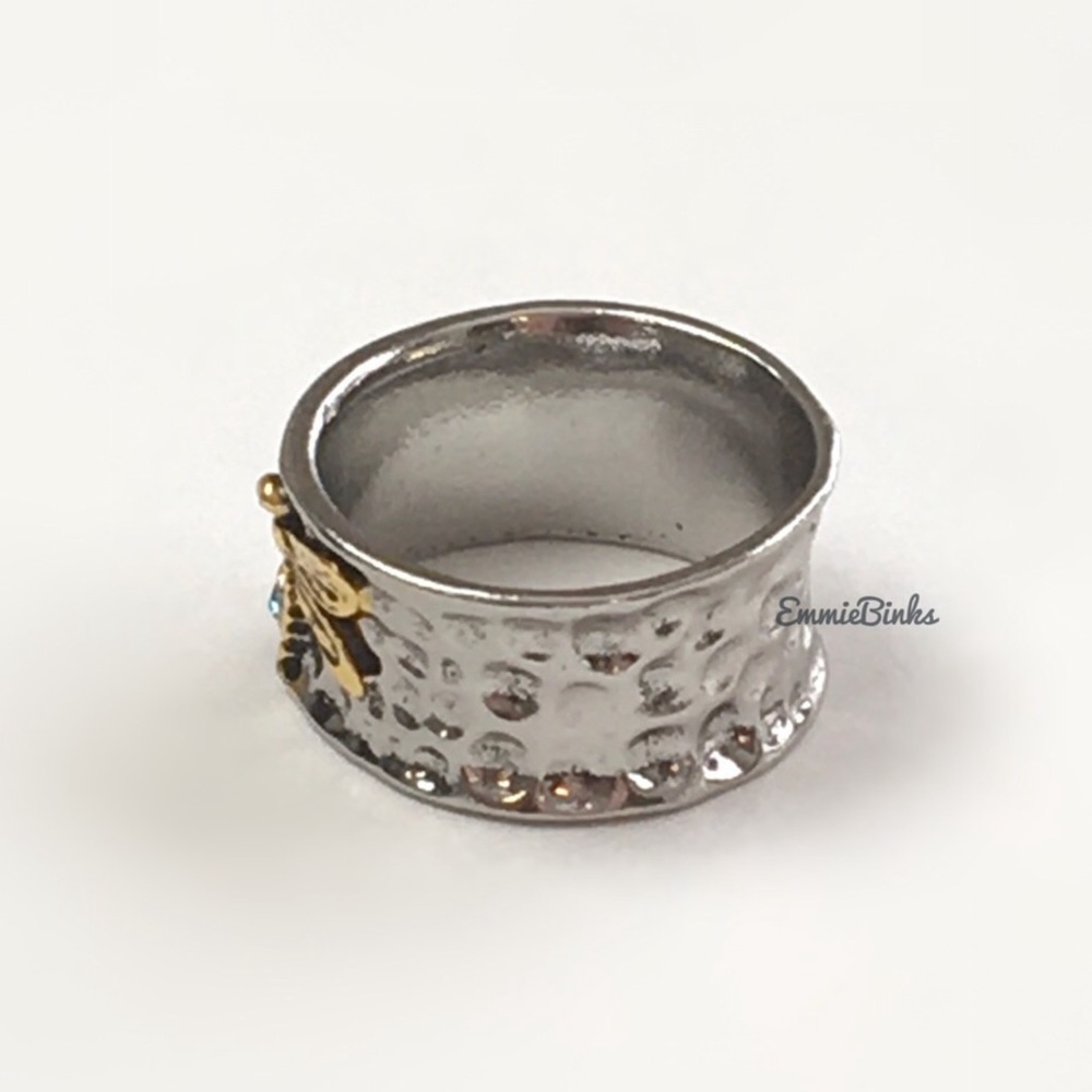 RESTOCKED New FP Textured Dragonfly Band Statement Ring - Picture 5 of 13